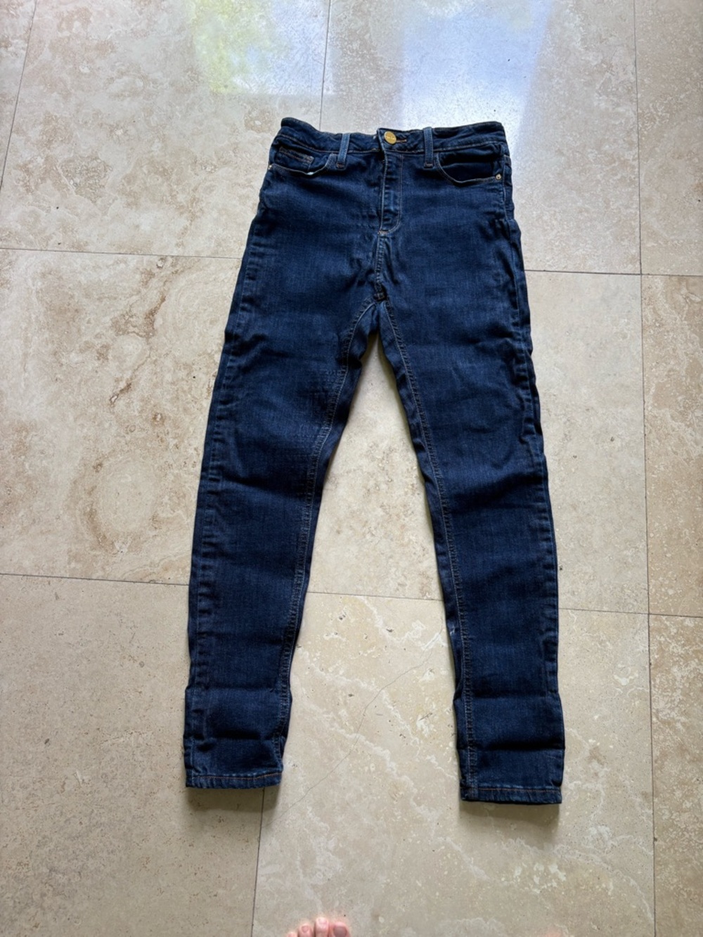 Women's Dark Indigo High-Rise Skinny Jeans